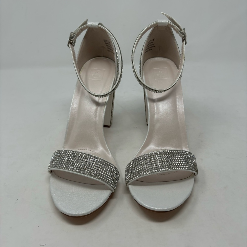 Nwt Db Studio David’s Bridal Crystal Block Heel S… - image 7